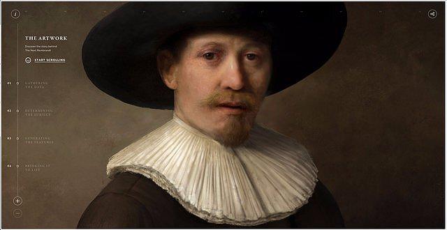 The Next Rembrandt par le collectif Obvious