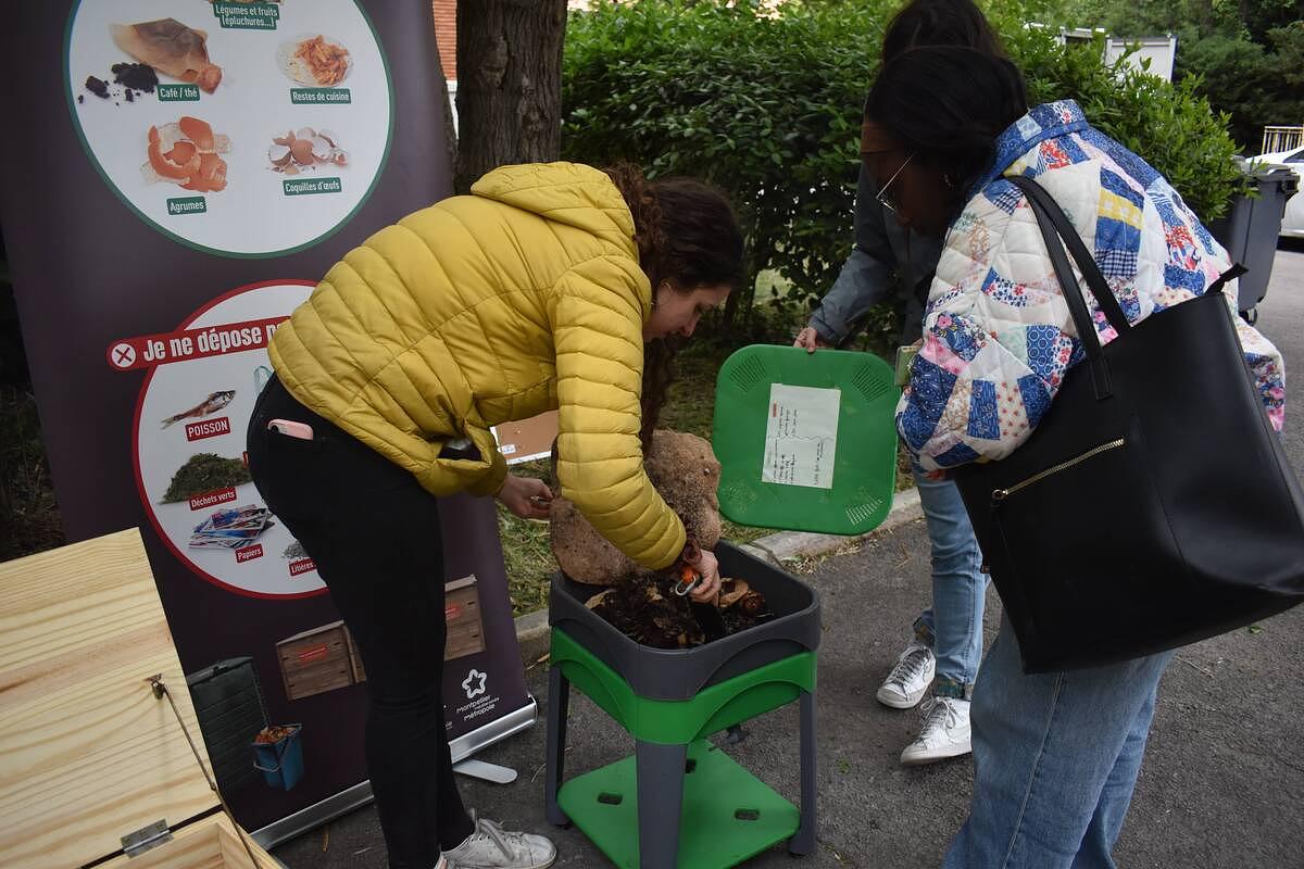 Démonstration du lombricomposteur